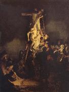 REMBRANDT Harmenszoon van Rijn The Descent from the Cross oil painting artist
